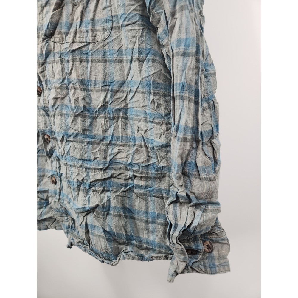 Canyon Outfitters Mens Plaid Long Sleeve Button Up Shirt Cotton Casual XL - Picture 5 of 6